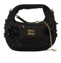 Mini Wander Embroidered Duchesse, Fabric, Black, MII, S/DB, 2*